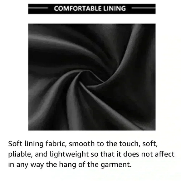 New Slim Fit Mens Size XL/42 Mens Sport Jacket 2 pocket Black - Picture 7 of 11